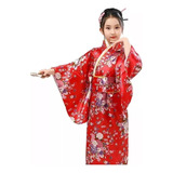 Ropa Para Niñas Kimono Ropa Japonesa De Manga Larga