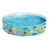 Piscina Para Niños De 122 X 25 Cm, Azul