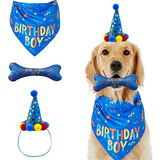 Idolpet Conjunto De Juguetes De Bandana De Cumpleaños Para P