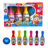 Set De Bolos Mini Juego De Mesa Para Niños Bowling Sports