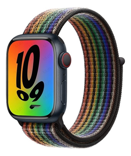 Correa De Nailon Pride Para Apple Watch Series 6 Se 8 38 Mm