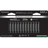 Baterías Recargables Panasonic Eneloop Pro Aaa 12 Unidades