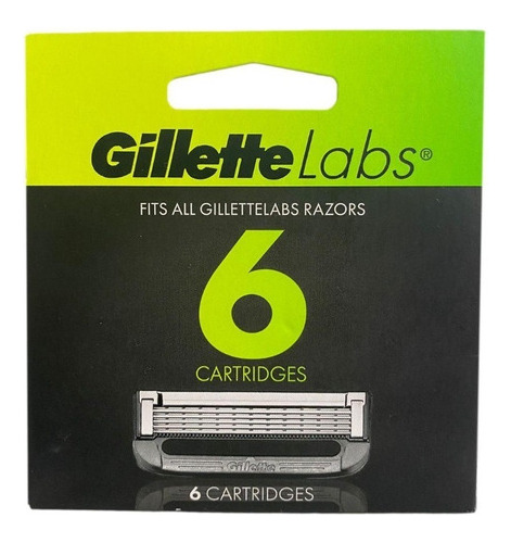 Gillette Labs 06 Recargas De Lâmina De Barbear Importado