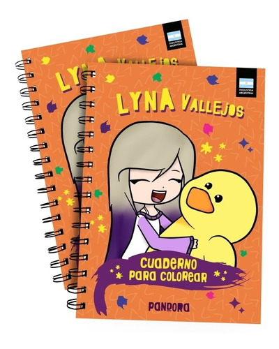Cuaderno Lyna Vallejos Youtuber Para Colorear Y Pintar