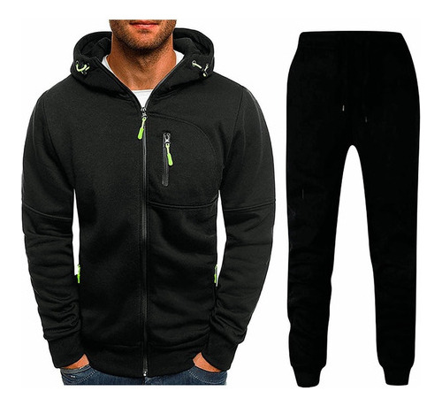 Conjunto Deportivo De Moda De Sudadera Y Pants Para Hombre