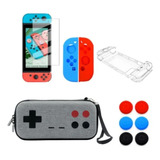  Estuche Control Kit 10 Accesorios Para Nintendo Switch