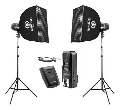 Kit De Iluminação Estúdio Odontológica 500w Foto Odonto 220v