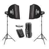 Kit De Iluminação Estúdio Odontológica 500w Foto Odonto 220v