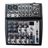 Consola Sonido Mixer Audio 10 Canales Efectos Moon Mc606beta