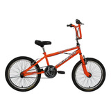 Bmx Infantil Peretti Extreme Ii Fluo R20 1v Frenos V-brakes Color Naranja Con Pie De Apoyo  