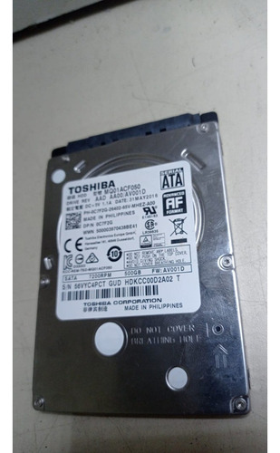 Hd 500gb Toshiba Mq01acf050
