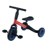 Triciclo Bicicleta Wondrus 3 En 1 Para Niños 2 Años Color Rojo
