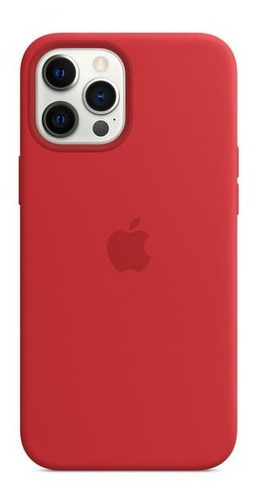 Funda Silicon Magsafe Para iPhone 12 12 Pro 12 Pro Max Color Rojo iPhone 13 Mini