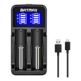 Batmax Cargador De Bateria Dual Usb Inteligente Universal Lc