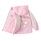 Chaqueta De Invierno Con Forro Para Niños Sanrio Fashion A