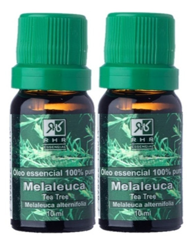 Kit Dois Óleos Essenciais De Melaleuca 100% Puro - Rhr