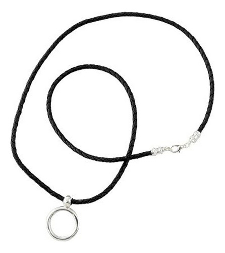 Cadena Para Lentes - Collar De Anteojos De Cuero Con Aro De 