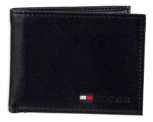 Cartera Billetera De Cuero Para Hombre Tommy Extra Capacidad