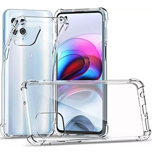 Funda Transparente Para Motorola Moto G100 Tpu Antigolpes