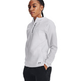 Campera Under Armour Outrun The Storm Mujer Running Blanco