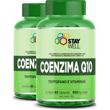 2 Potes Da Coenzima Q10 - Fórmula Avançada Com 100mg De Coenzima Por Dose Mais Vitaminas - 60 Cápsulas