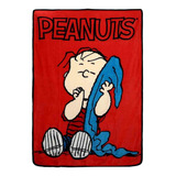 Colchita Frazada Linus Van Pelt Peanuts Snoopy Throw Blanket