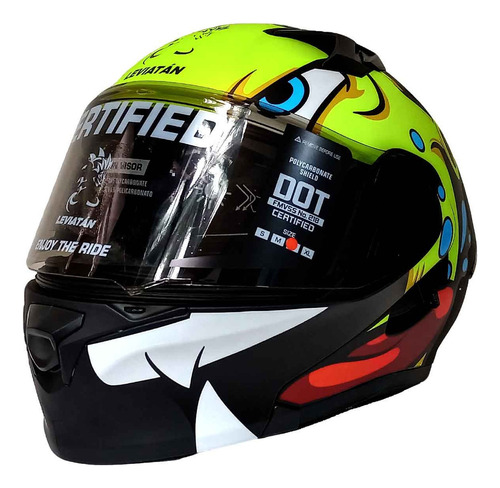 Casco Abatible Leviatán Martian Talla Ch Certificación Dot