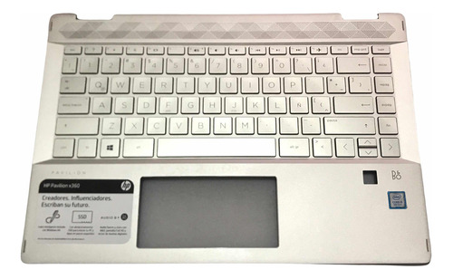 Carcasa Teclado Hp X360 14dh 14-dh0004la 14-dh0011 14-dh0030