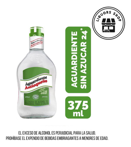 Aguardiente Antioqueño Verde375