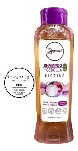 Shampoo Anyeluz Cebolla 