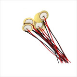 Pack 10 X Sensores Piezo Eléctrico 12mm Con Cable De 10cm