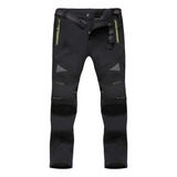 Invierno Hombre Mujer Polar Softshell Pantalones Senderismo