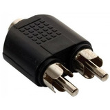 Adaptador Jack 3.5 Hembra Stereo / Rca X2 Macho Plástico#