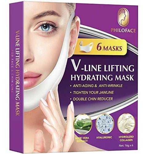 Bandas Faciales - Philoface 6 Masks Mascarilla V Line, Parch