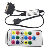 Controladora A-rgb 3 Pinos 5v + Controle Pc Led Endereçável