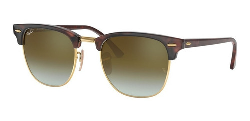 Lentes De Sol Ray - Ban Clubmaster Flash Lenses Unisex   