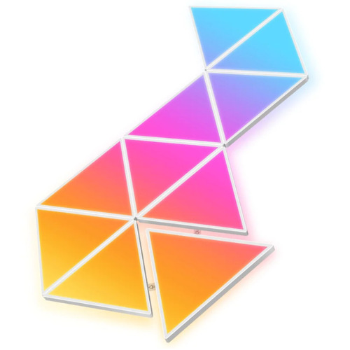 Kit Luz Rgb De Pared X10 Govee Glide Triangle Panel App F Color Blanco