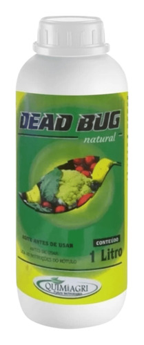 Dead Bug Inseticida Natural Controle De Pragas Quimiagri 1l