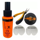 Kit Mega Hair Queratina + Removedor + Alicate + Separador