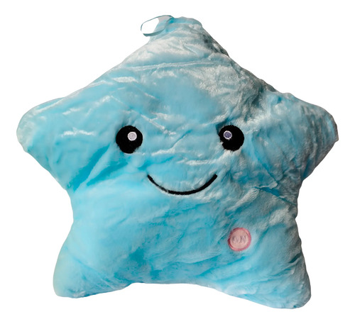 Peluche Estrella Almohada Cojin Luz Led Luminoso Suave Bebe