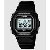 Reloj Casio Illuminator F-108wh-1acf Negro Digital.