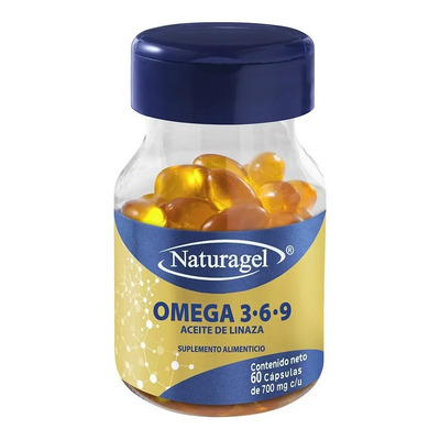 Omega 3, 6 Y 9 C\u002F60 Naturagel\u002F Aceite Pescado, Linaza, Oliva Sabor Cápsulas | MercadoLibre