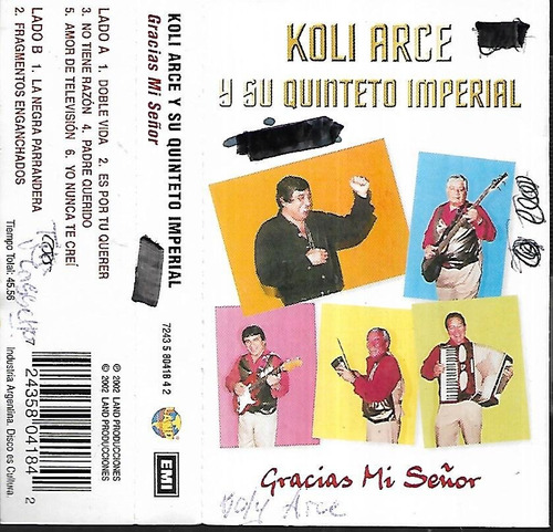 Koli Arce Y Su Quinteto Imperial Album Gracias Mi Señor Kct