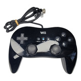 Control Mando Classic Pro Wii Original Negro Nintendo Rvl005