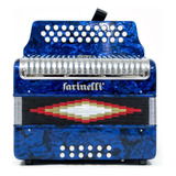 Acordeon 31 Botones 12 Bajos Fa Azul Parrilla 3012faap 