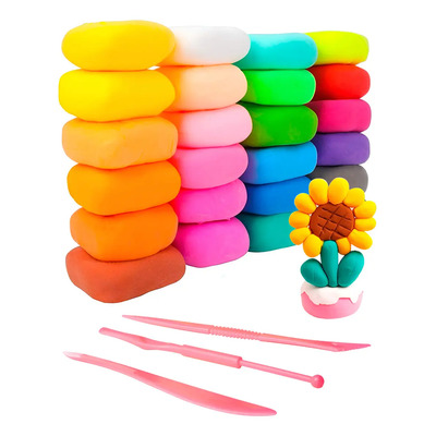 24pz Plastilina Arcilla Foamy Moldeable Manualidades Juguete Ab | MercadoLibre