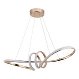 Lustre Sala Jantar Pendente Led Moderno 60w Luz 3 Em 1