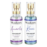 Kit 2 Perfume Para Cabelo E Corpo 15 Ml - Kauai E Amarilis