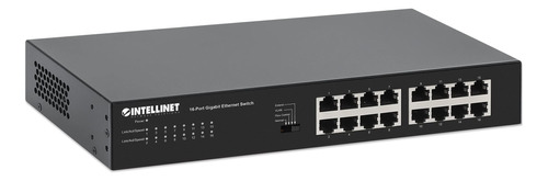 Conmutador Intellinet Gigabit Ethernet De 16 Puertos ' Mbps 