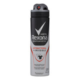 Antitranspirante Em Aerossol Rexona Antibacterial E Invisible Men Motionsense 150 Ml